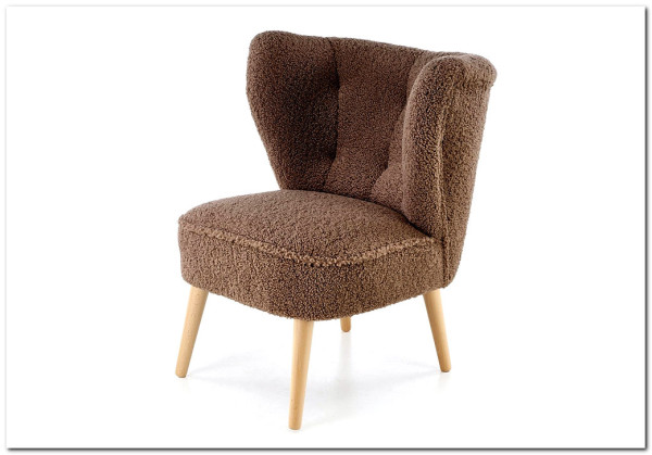 Кресло Halmar MOCCA (темно-коричневый/натуральный)} заказать в Курске по цене 42 167 руб. с доставкой в Курск