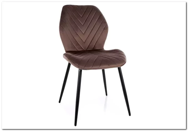 Стул кухонный Signal MIKE Velvet Bluvel 38 (капучино/черный)} заказать в Курске по цене 7 038 руб. с доставкой в Курск