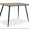Стол обеденный Signal REMUS 120 орех/черный} заказать в Курске по цене 19 176 руб. с доставкой в Курск