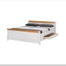 Кровать Мальта М-160 с ящиками} заказать в Курске по цене 54 013 руб. с доставкой в Курск