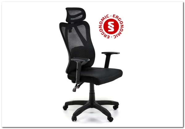 Кресло компьютерное Halmar RAMOS (черный)} заказать в Курске по цене 18 404 руб. с доставкой в Курск