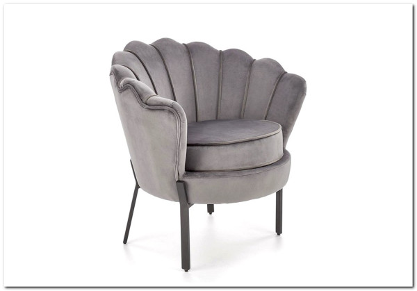 Кресло Halmar ANGELO (серый/черный)} заказать в Курске по цене 30 651 руб. с доставкой в Курск