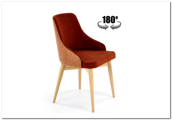 Стул кухонный Halmar MALAGA Mavel 44/Stelar 54 (корица/бук)} заказать в Курске по цене 22 478 руб. с доставкой в Курск