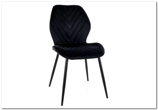 Стул кухонный Signal MIKE Velvet Bluvel 19 (черный/черный)} заказать в Курске по цене 7 038 руб. с доставкой в Курск