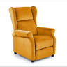 Кресло-реклайнер Halmar AGUSTIN 2 (горчичный)} заказать в Курске по цене 44 309 руб. с доставкой в Курск