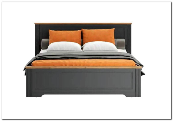 Кровать с подъемным механизмом Жасмин LOZ160x200 (Графит/Дуб артизан) BRW} заказать в Курске по цене 60 080 руб. с доставкой в Курск