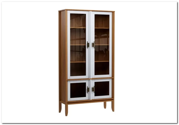 Шкаф для посуды Бридж широкий с 4-мя стеклянными дверями из массива сосны} заказать в Курске по цене 52 052 руб. с доставкой в Курск