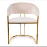 Стул кухонный Signal Tulipe Velvet Bluvel 22 (светло-бежевый/золотой)} заказать в Курске по цене 30 928 руб. с доставкой в Курск