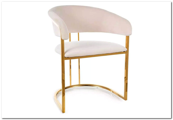 Стул кухонный Signal Tulipe Velvet Bluvel 22 (светло-бежевый/золотой)} заказать в Курске по цене 30 928 руб. с доставкой в Курск