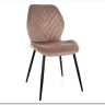 Стул кухонный Signal MIKE Velvet Bluvel 40 (темно-бежевый/черный)} заказать в Курске по цене 7 038 руб. с доставкой в Курск