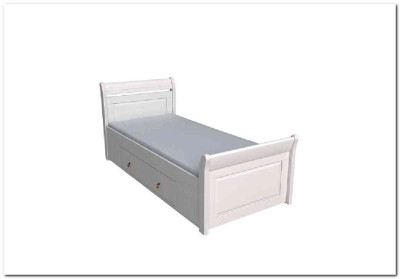 Кровать Бейли с ящиками 90х200 (массив)