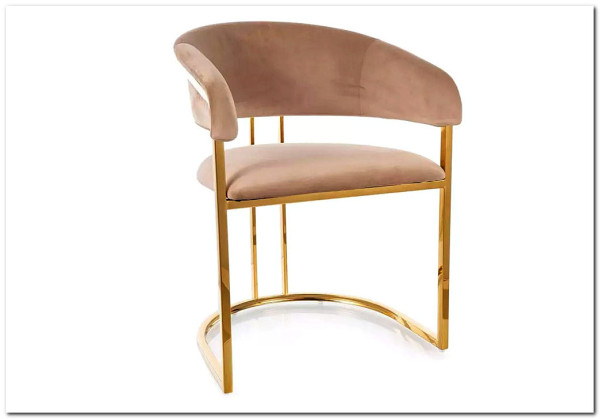 Стул кухонный Signal Tulipe Velvet Bluvel 28 (бежевый/золотой)} заказать в Курске по цене 30 928 руб. с доставкой в Курск