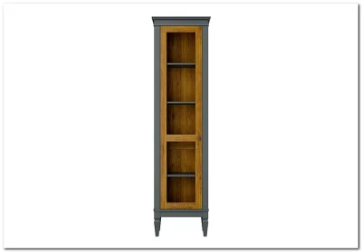 Шкаф для посуды Ольса-С 100Л из массива сосны