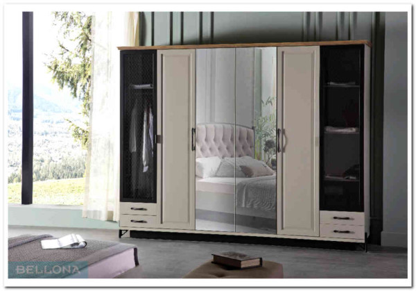 Шкаф для одежды 6-ти дверный Палвин} заказать в Курске по цене 129 700 руб. с доставкой в Курск