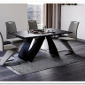 Стол обеденный Signal DIUNA CERAMIC раскладной (черный мат)} заказать в Курске по цене 151 040 руб. с доставкой в Курск