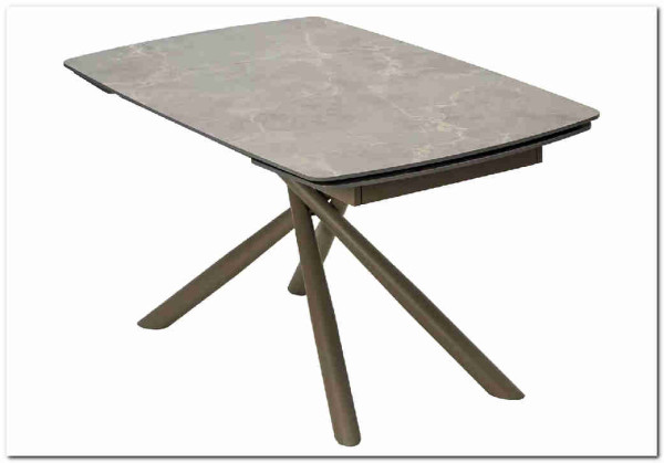 Стол RIVOLI 140 MATT LATTE STONE SOLID CERAMIC / TAUPE, DISAUR} заказать в Курске по цене 61 200 руб. с доставкой в Курск