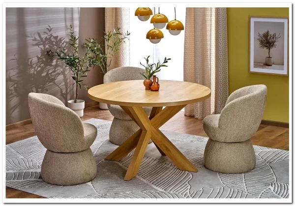 Стол обеденный Halmar MORUS 105 (натуральный/натуральный)} заказать в Курске по цене 28 055 руб. с доставкой в Курск