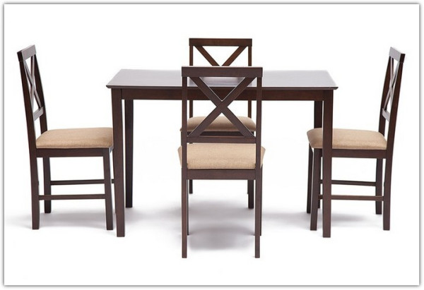 Обеденная группа HUDSON стол+4 стула} заказать в Курске по цене 28 728 руб. с доставкой в Курск