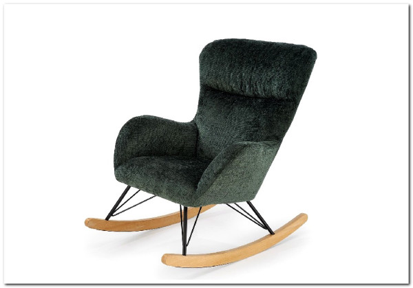Кресло-качалка HALMAR CASTRO темно-зеленый} заказать в Курске по цене 34 792 руб. с доставкой в Курск