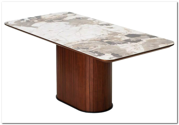 Стол LONOS 180 цвет CA035, керамика / Орех, DISAUR} заказать в Курске по цене 68 920 руб. с доставкой в Курск