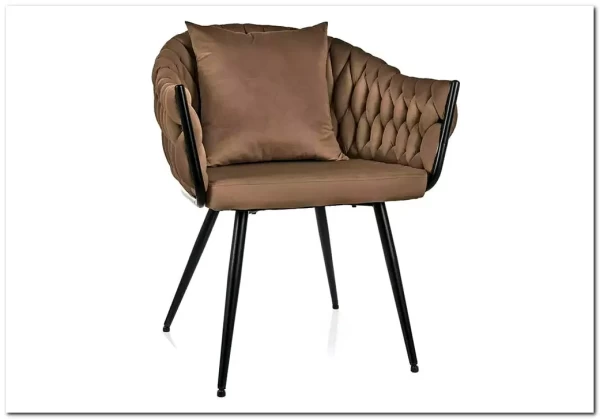 Стул кухонный Signal NUVO Velvet Bluvel 40 (темно-бежевый/черный мат)} заказать в Курске по цене 25 014 руб. с доставкой в Курск