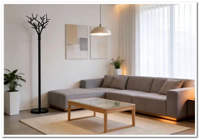 Вешалка Halmar W-56 черный