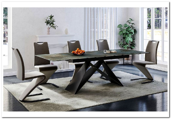 Стол обеденный Signal WESTIN Ceramic 160 раскладной (бирюзовый Ossido Verde/черный мат)} заказать в Курске по цене 147 217 руб. с доставкой в Курск