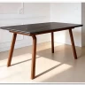 Стол обеденный Halmar LOZANO (черный мрамор/ореховый)} заказать в Курске по цене 68 406 руб. с доставкой в Курск
