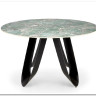 Стол обеденный Halmar GIOVANI 135 (зеленый мрамор/черный)} заказать в Курске по цене 72 936 руб. с доставкой в Курск