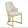 Стул кухонный Signal ALURE Velvet Bluvel 22 (светло-бежевый/золотой)} заказать в Курске по цене 24 880 руб. с доставкой в Курск