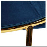 Стул KRONOS (mod. 8158) металл/вельвет синий/золотые ножки G062-48} заказать в Курске по цене 9 420 руб. с доставкой в Курск