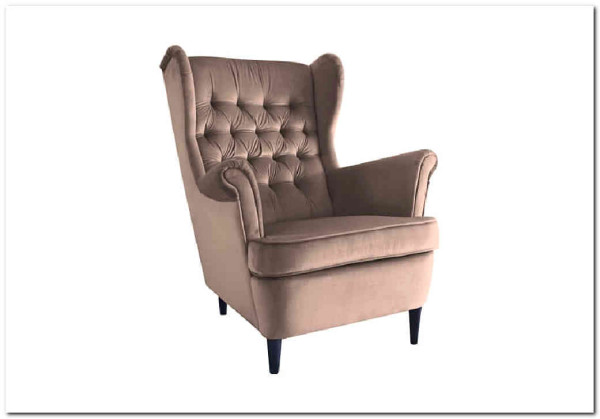 Кресло HARRY VELVET  Signal (бежевый/венге)} заказать в Курске по цене 49 332 руб. с доставкой в Курск