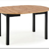 Стол обеденный Halmar RINGO раскладной дуб артизан/черный} заказать в Курске по цене 27 728 руб. с доставкой в Курск