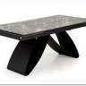 Стол обеденный Halmar HILARIO 180 раскладной (черный мрамор/черный)} заказать в Курске по цене 122 998 руб. с доставкой в Курск