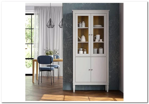 Шкаф для посуды Ольса-С 220 из массива сосны} заказать в Курске по цене 46 397 руб. с доставкой в Курск