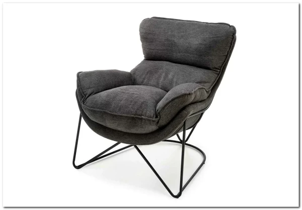 Кресло Halmar VOLKER темно-серый/черный} заказать в Курске по цене 44 444 руб. с доставкой в Курск