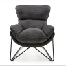Кресло Halmar VOLKER темно-серый/черный} заказать в Курске по цене 44 444 руб. с доставкой в Курск