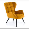 Кресло Halmar TYRION (горчичный/черный)} заказать в Курске по цене 31 230 руб. с доставкой в Курск