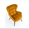 Кресло Halmar TYRION (горчичный/черный)} заказать в Курске по цене 31 230 руб. с доставкой в Курск