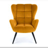 Кресло Halmar TYRION (горчичный/черный)} заказать в Курске по цене 31 230 руб. с доставкой в Курск