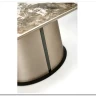 Стол обеденный Halmar ROBINSON (бежевый мрамор/капучино/черный)} заказать в Курске по цене 114 517 руб. с доставкой в Курск