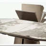 Стол обеденный Halmar ROBINSON (бежевый мрамор/капучино/черный)} заказать в Курске по цене 114 517 руб. с доставкой в Курск