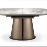 Стол обеденный Halmar ROBINSON (бежевый мрамор/капучино/черный)} заказать в Курске по цене 114 517 руб. с доставкой в Курск