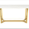 Стол обеденный Halmar CLEMENTE 160 (белый мрамор/золотой)} заказать в Курске по цене 70 559 руб. с доставкой в Курск