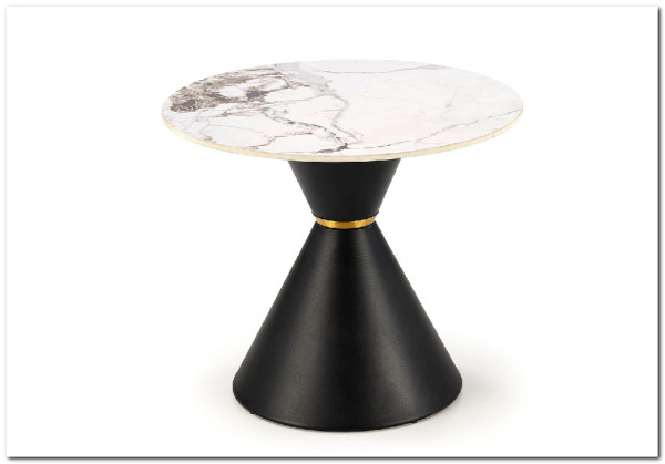 Стол журнальный Halmar GORETTI S (белый мрамор/черный)} заказать в Курске по цене 13 691 руб. с доставкой в Курск