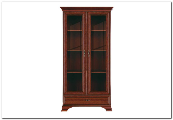 Витрина Кентаки REG2W1S каштан BRW} заказать в Курске по цене 30 380 руб. с доставкой в Курск