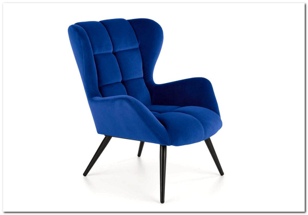 Кресло Halmar TYRION (темно-синий/черный)} заказать в Курске по цене 31 230 руб. с доставкой в Курск