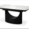 Стол обеденный Halmar OSMAN раскладной (белый мрамор/черный)} заказать в Курске по цене 123 135 руб. с доставкой в Курск