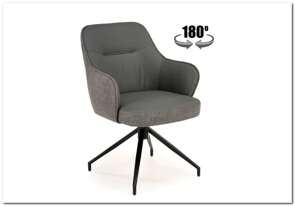 Стул кухонный Halmar K527 (серый/черный)} заказать в Курске по цене 20 588 руб. с доставкой в Курск