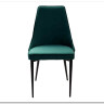 Стул NEPAL-P ЗЕЛЕНЫЙ 19 велюр/ черный каркас} заказать в Курске по цене 7 400 руб. с доставкой в Курск
